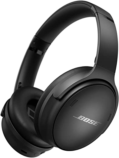 Bose Quietcomfort 45 Kabellose Noise-Cancelling-Bluetooth-Kopfhörer, Mikro, Einheitsgröße, Schwarz