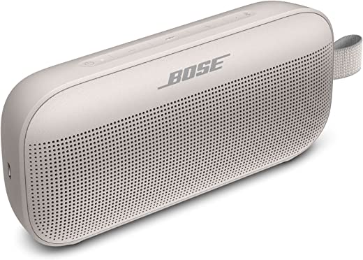 Bose Soundlink Flex Bluetooth Speaker – Kabelloser, Wasserdichter, Tragbarer Outdoor-Lautsprecher – Weiß