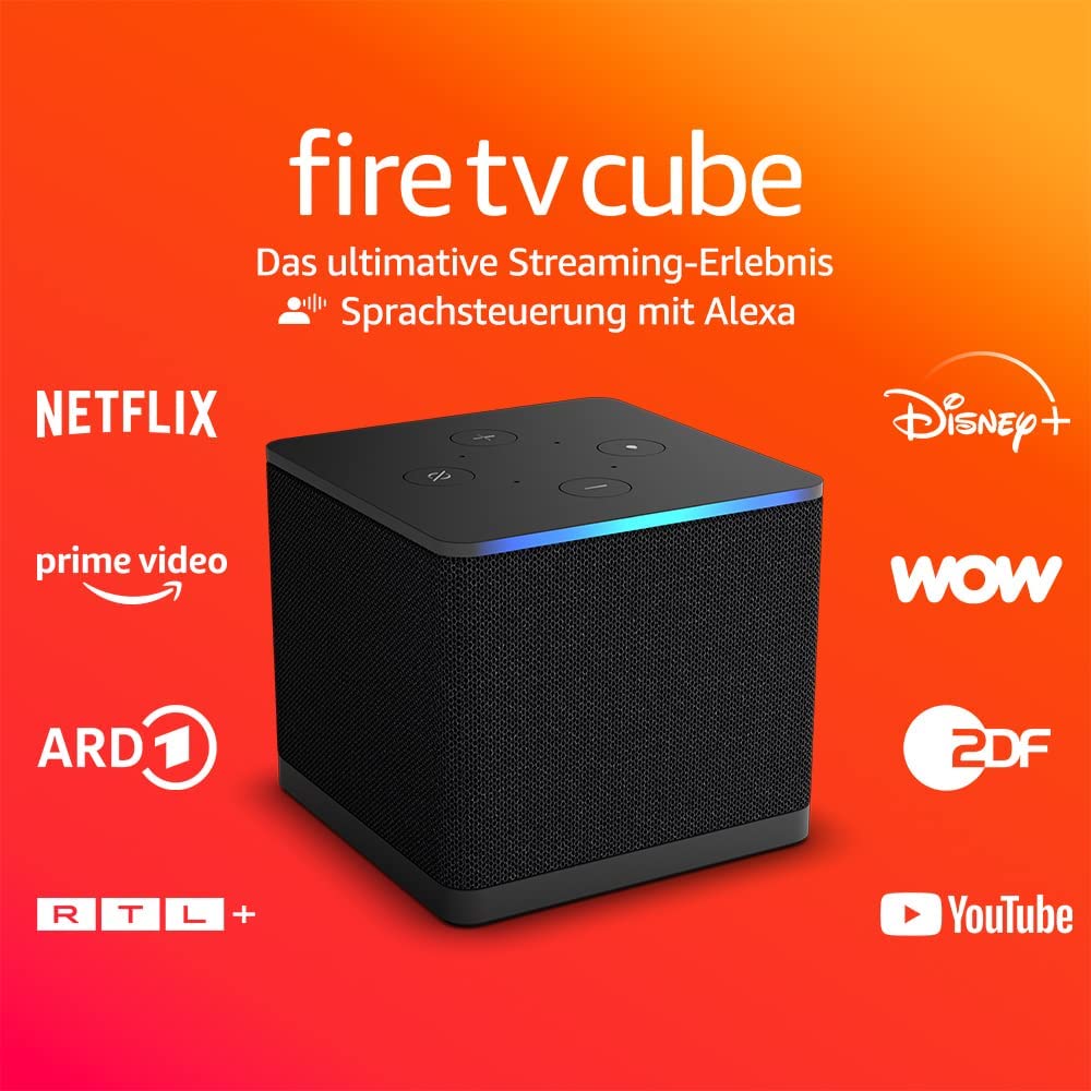Der Neue Fire Tv Cube, Streaming-Mediaplayer Mit Sprachsteuerung Mit Alexa, Wi-Fi 6E, 4K Ultra Hd