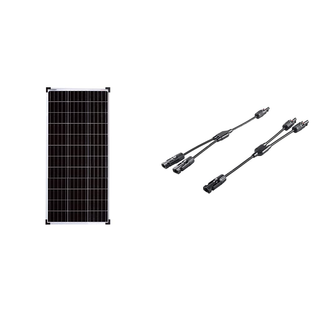 Enjoy Solar® Mono 200W 36V Monokristallin Solarmodul Solarpanel Ideal Für 24V-System Gartenhäuse, Wohnmobil, Boot (Mono 200W 36V)