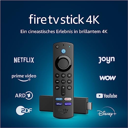 Fire Tv Stick 4K Mit Alexa-Sprachfernbedienung (Mit Tv-Steuerungstasten)