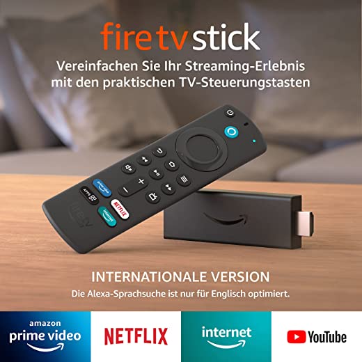 Fire Tv Stick Internationale Version Mit Alexa-Sprachfernbedienung | Hd-Streaminggerät