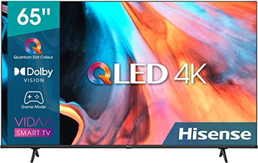 Hisense 65E7Hq Hisense Qled Smart-Tv 164Cm (65 Zoll) Fernseher (4K, Hdr10, Hdr10+ Decoding, Hlg, Dolby Vision, Dts Virtual, 60Hz Panel, Bluetooth, Alexa Built-In, Vidaa Voice)