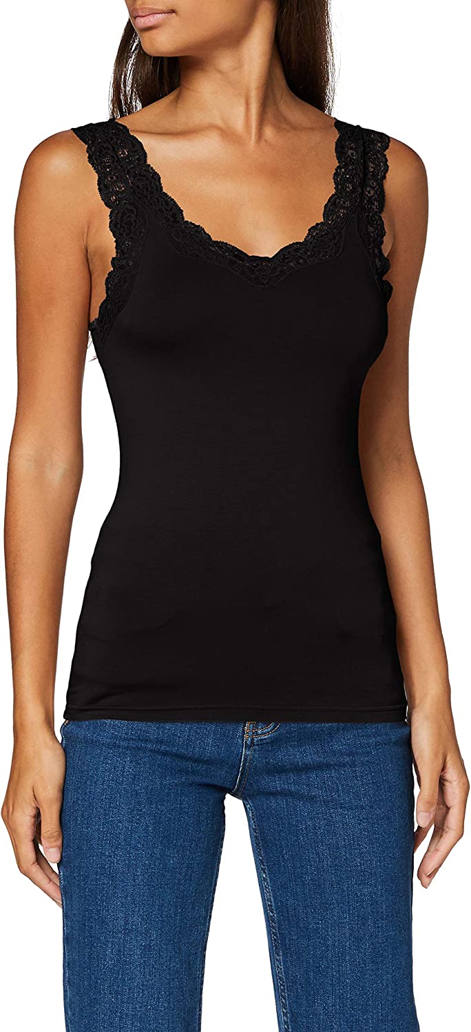 Pieces Damen Pcbarbera Lace Noos Top