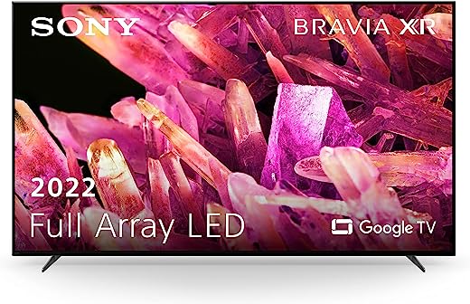Sony Xr-65X90K/P Bravia Xr 65 Zoll Fernseher (Full Array Led, 4K Ultra Hd, High Dynamic Range (Hdr), Smart Tv (Google Tv), 2022 Modell), Schwarz